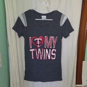 Minnesota Twins I Heart My Twins T Shirt
